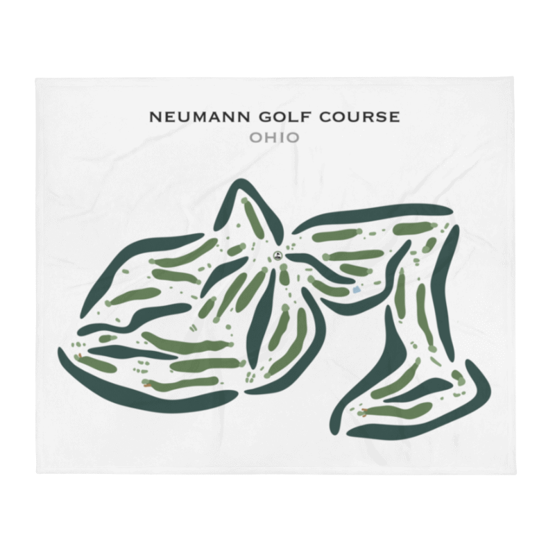 Neumann Golf Course, Ohio - Printed Golf Courses