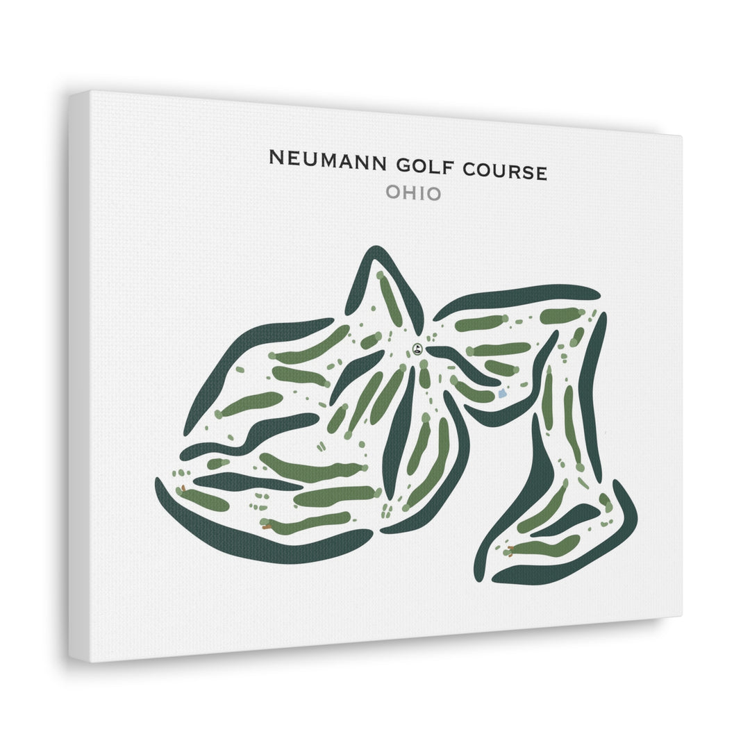 Neumann Golf Course, Ohio - Printed Golf Courses