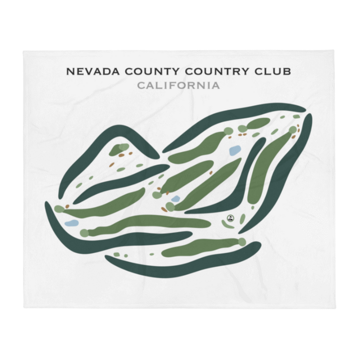 Nevada County Country Club, California - Printed Golf Courses