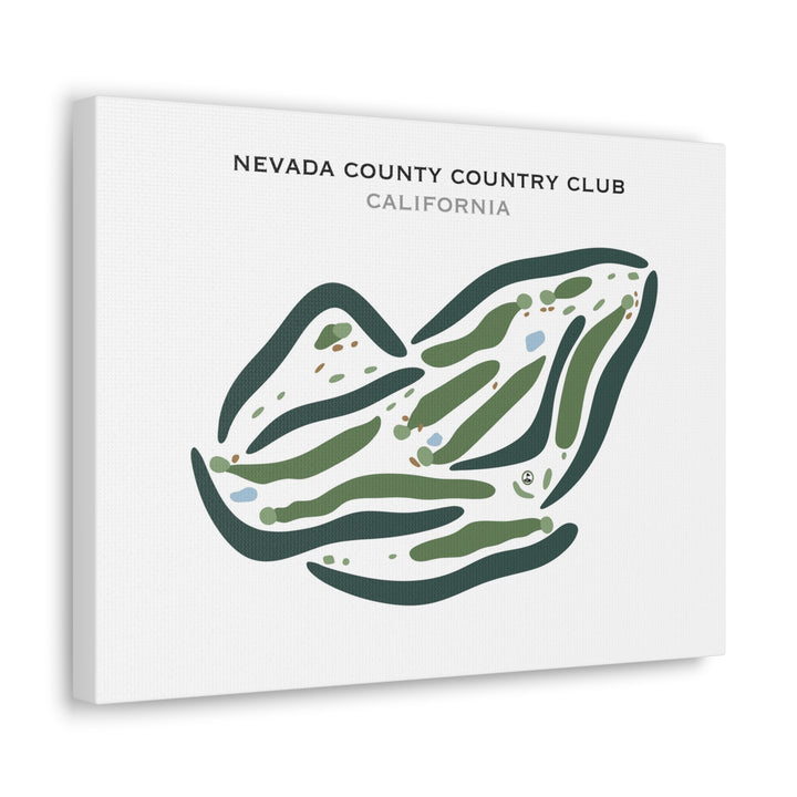 Nevada County Country Club, California - Printed Golf Courses