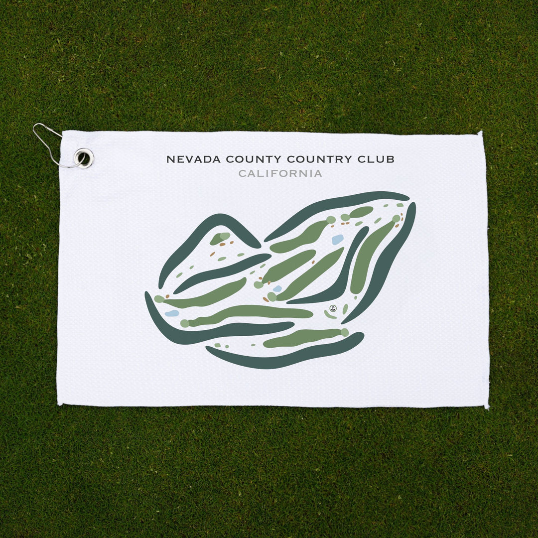 Nevada County Country Club, California - Printed Golf Courses