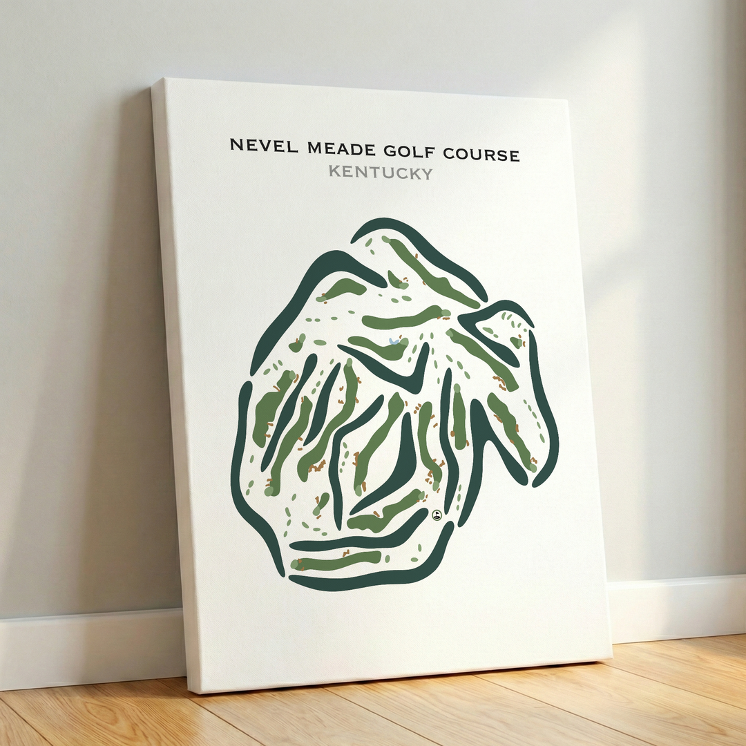 Nevel Meade Golf Course, Kentucky - Printed Golf Courses
