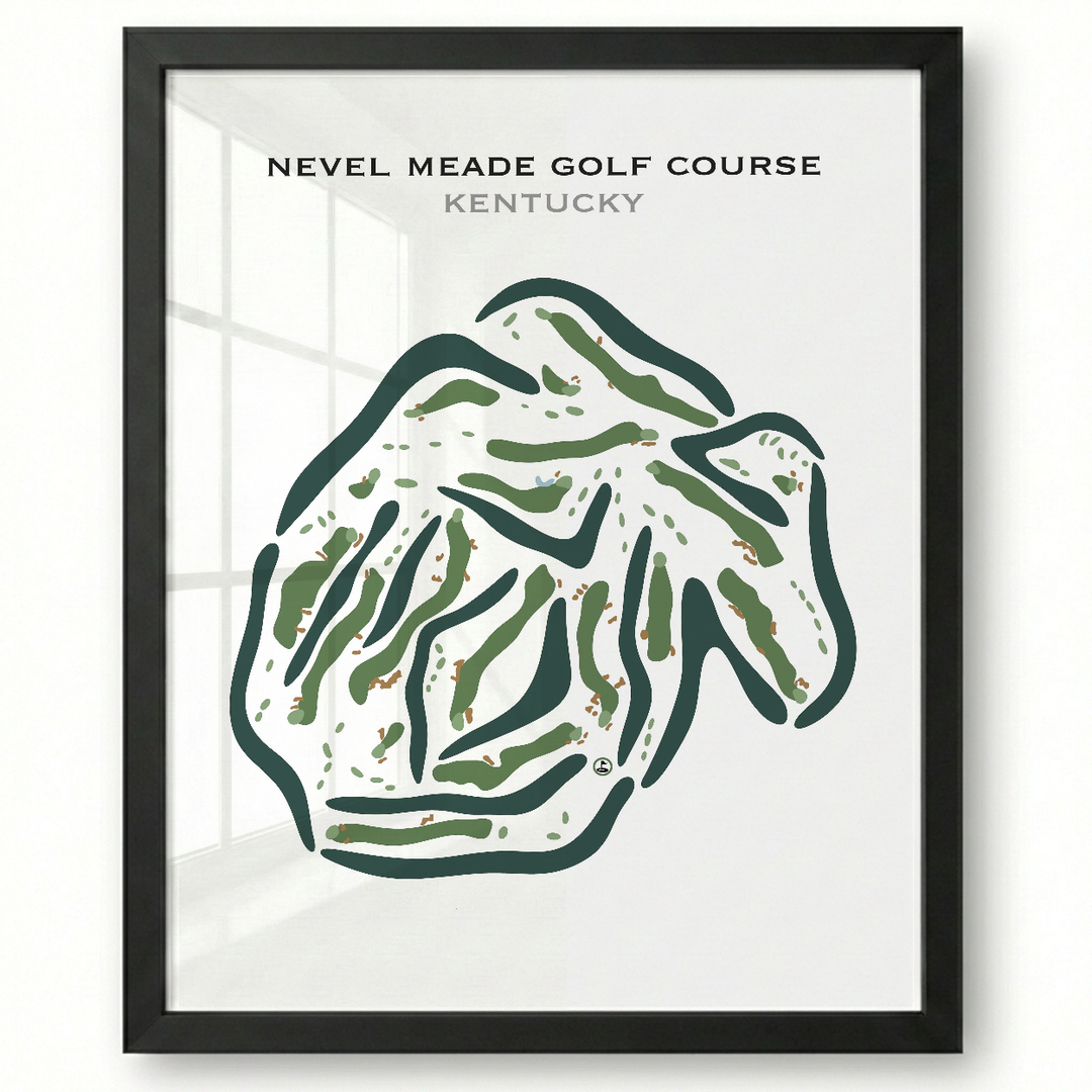 Nevel Meade Golf Course, Kentucky - Printed Golf Courses