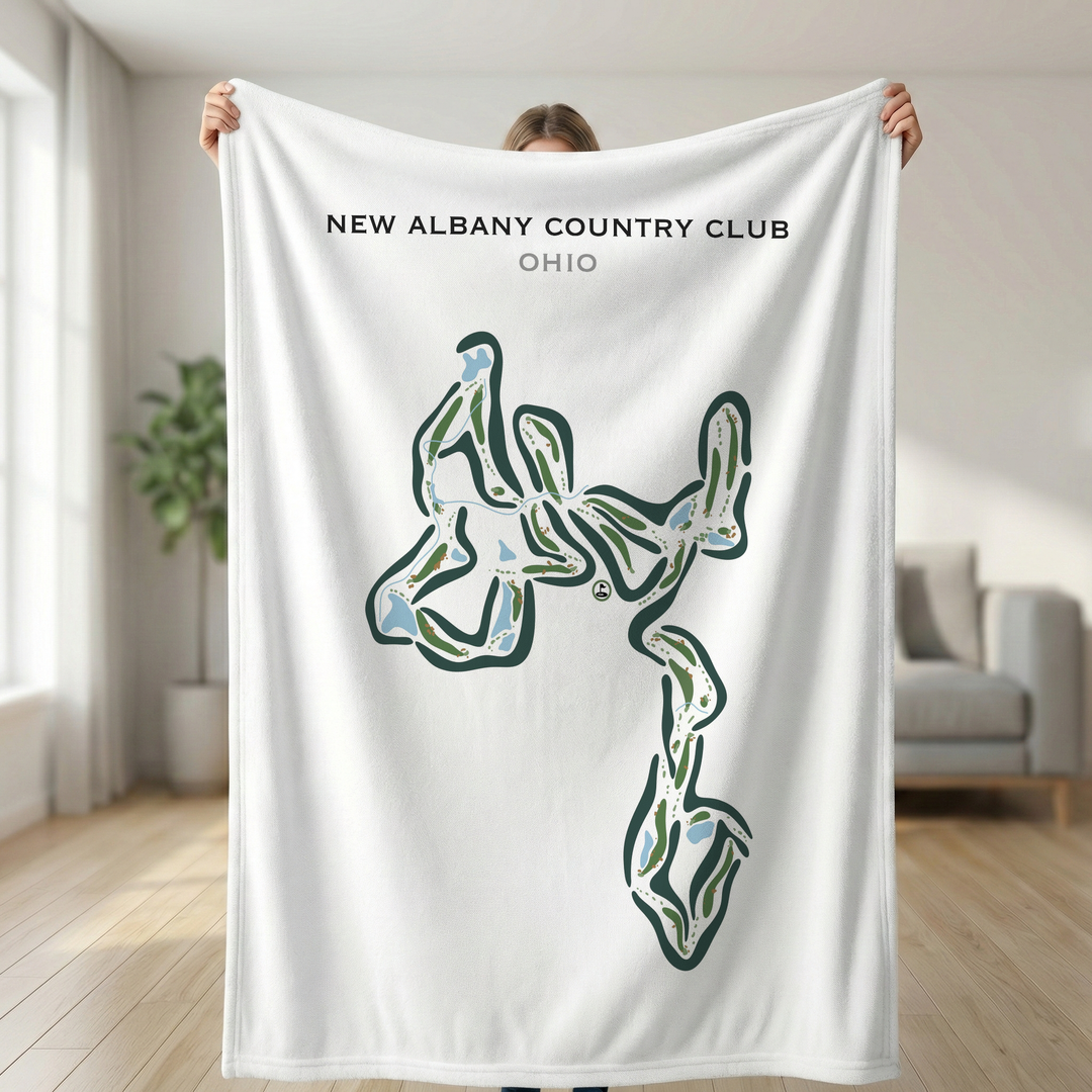 New Albany Country Club, Ohio - Printed Golf Courses