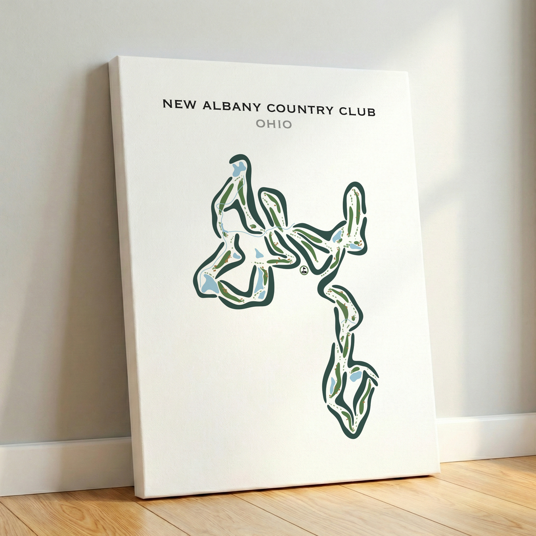 New Albany Country Club, Ohio - Printed Golf Courses
