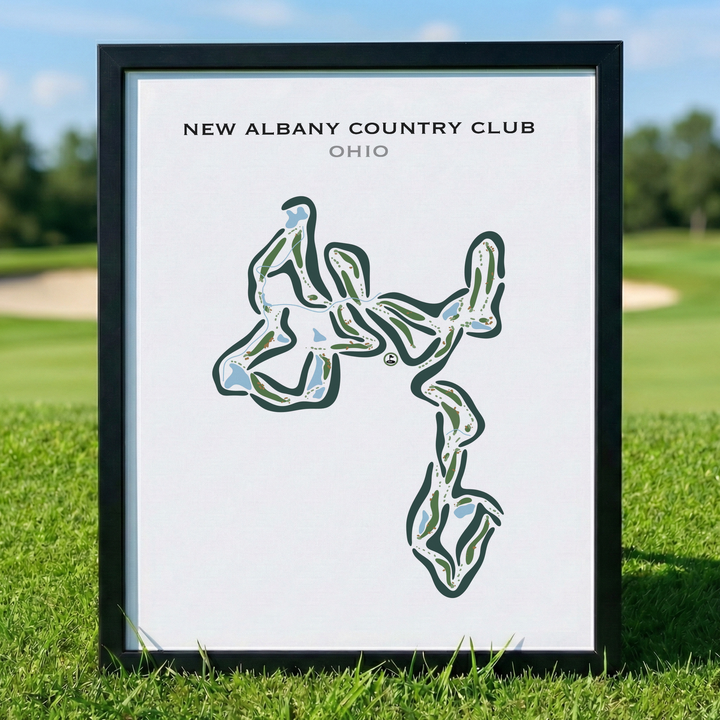 New Albany Country Club, Ohio - Printed Golf Courses