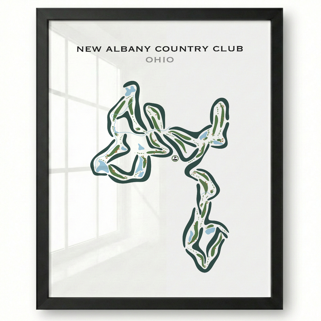 New Albany Country Club, Ohio - Printed Golf Courses