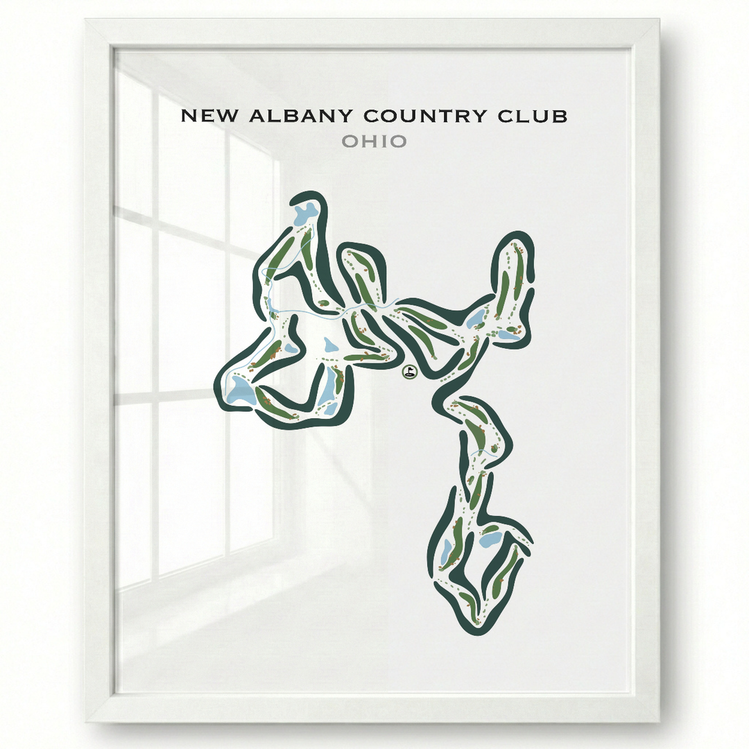 New Albany Country Club, Ohio - Printed Golf Courses