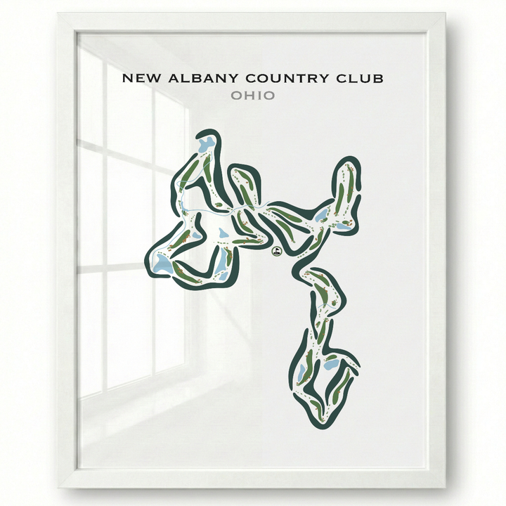New Albany Country Club, Ohio - Printed Golf Courses