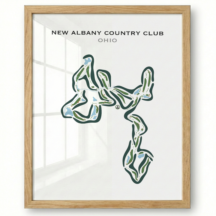 New Albany Country Club, Ohio - Printed Golf Courses