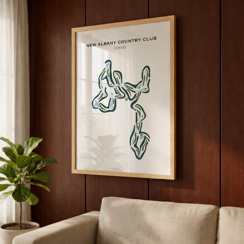 New Albany Country Club, Ohio - Printed Golf Courses