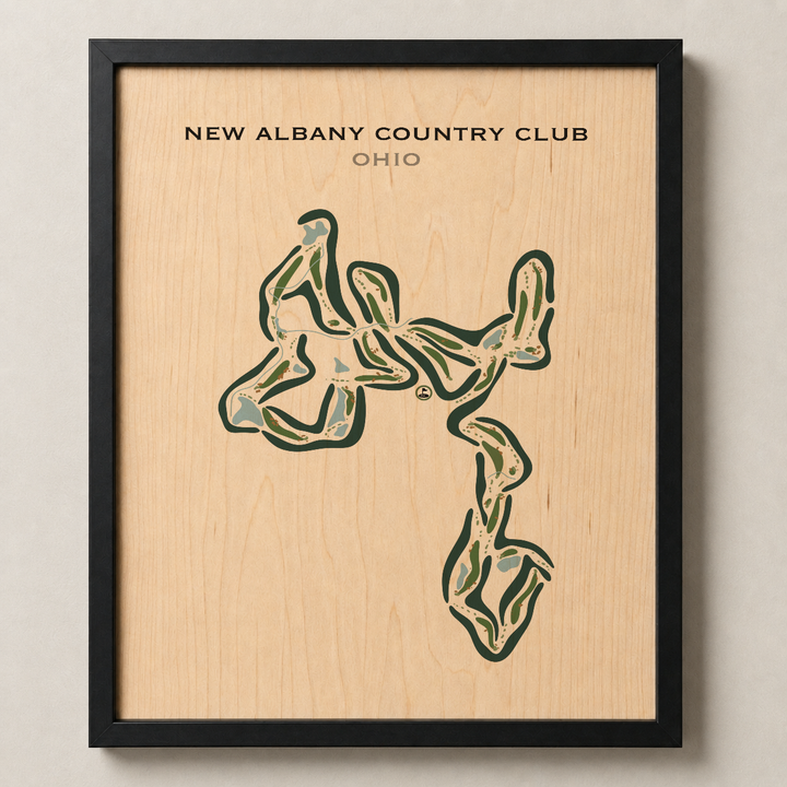 New Albany Country Club, Ohio - Printed Golf Courses