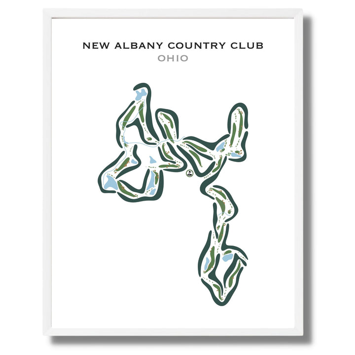 New Albany Country Club, Ohio - Printed Golf Courses