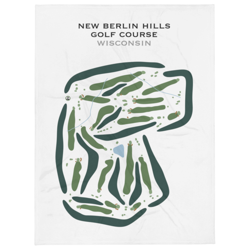 New Berlin Hills Golf Course, Wisconsin - Printed Golf Courses