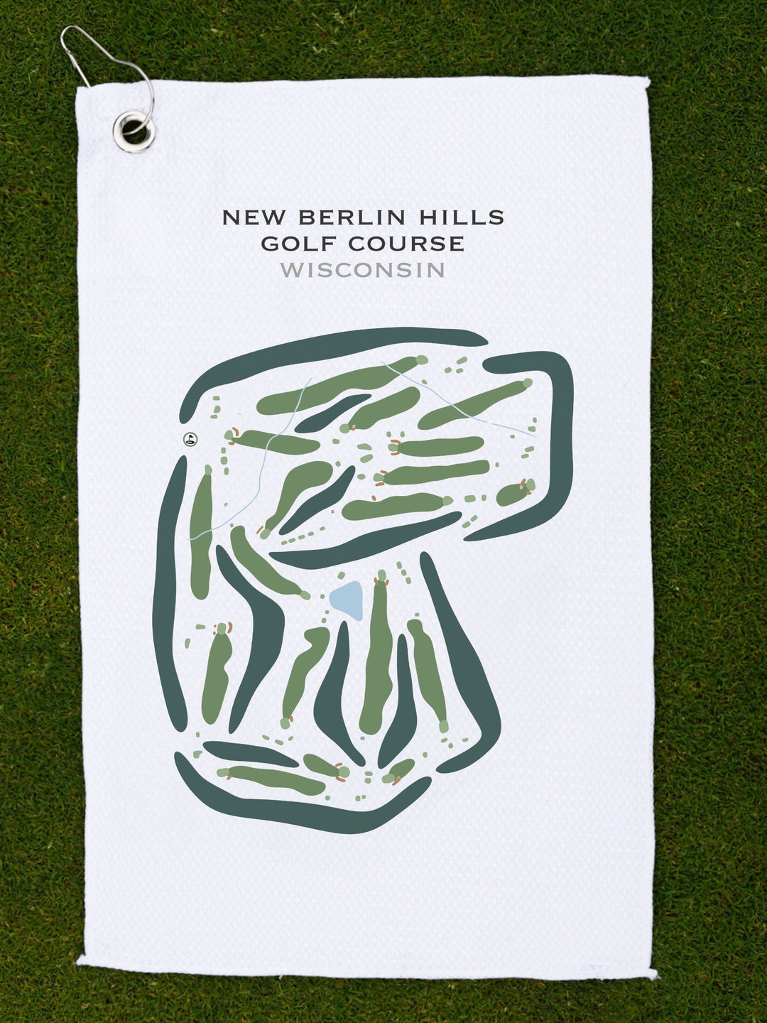 New Berlin Hills Golf Course, Wisconsin - Printed Golf Courses