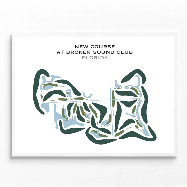 New Course at Broken Sound Club, Florida - Printed Golf Courses