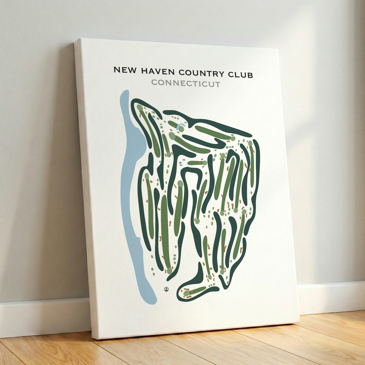 New Haven Country Club, Connecticut - Printed Golf Courses