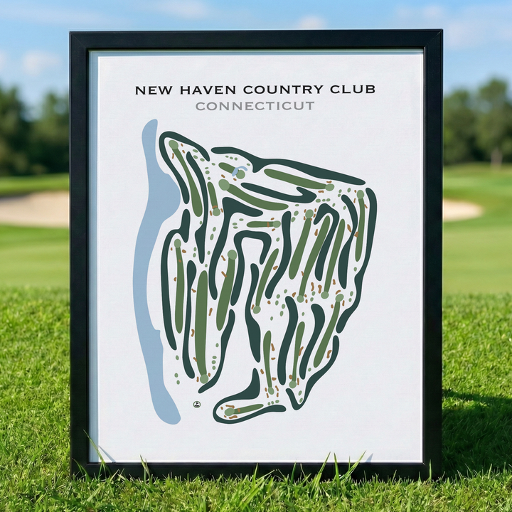 New Haven Country Club, Connecticut - Printed Golf Courses