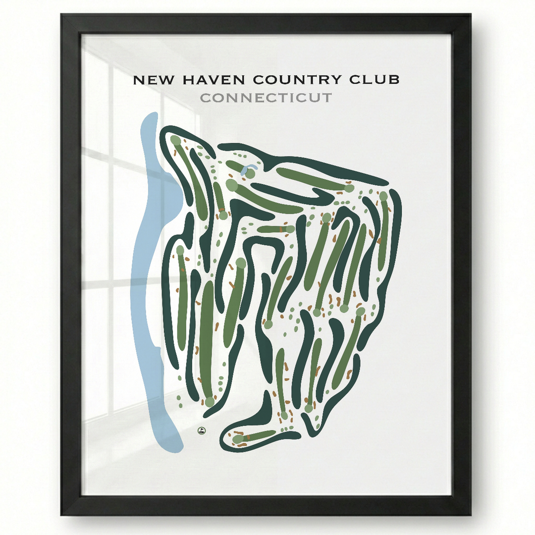 New Haven Country Club, Connecticut - Printed Golf Courses
