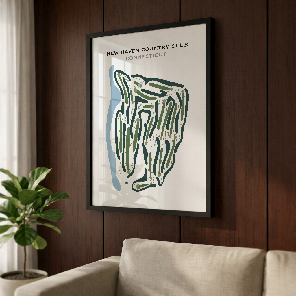 New Haven Country Club, Connecticut - Printed Golf Courses