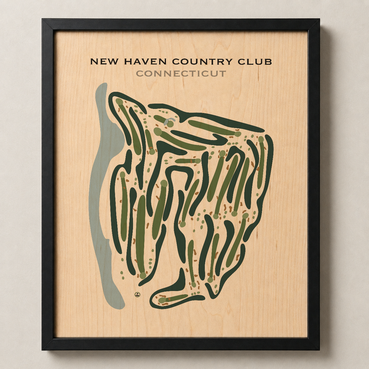 New Haven Country Club, Connecticut - Printed Golf Courses
