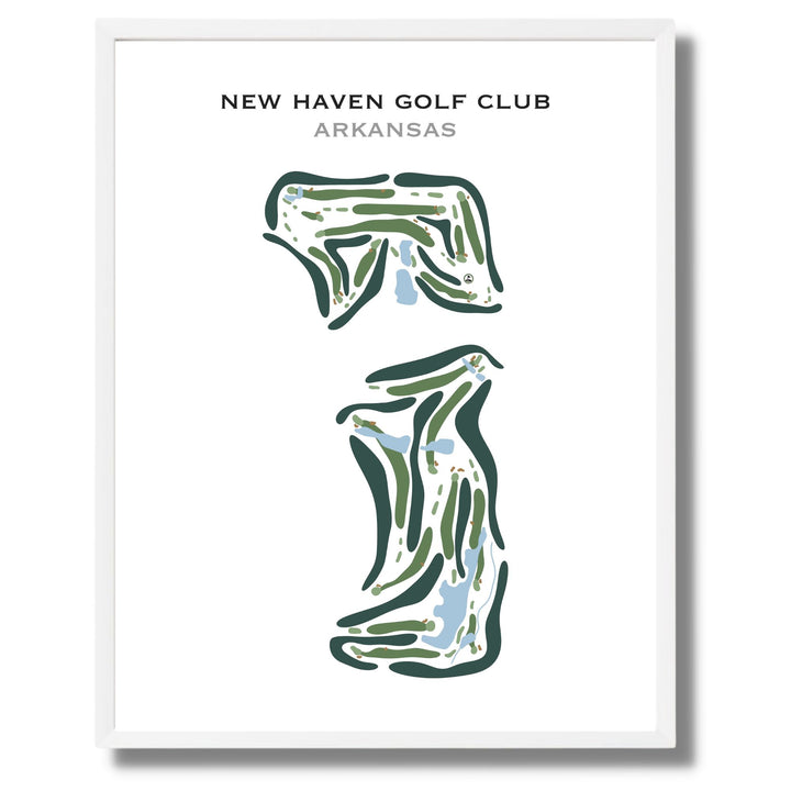 New Haven Golf Club, Arkansas - Printed Golf Course