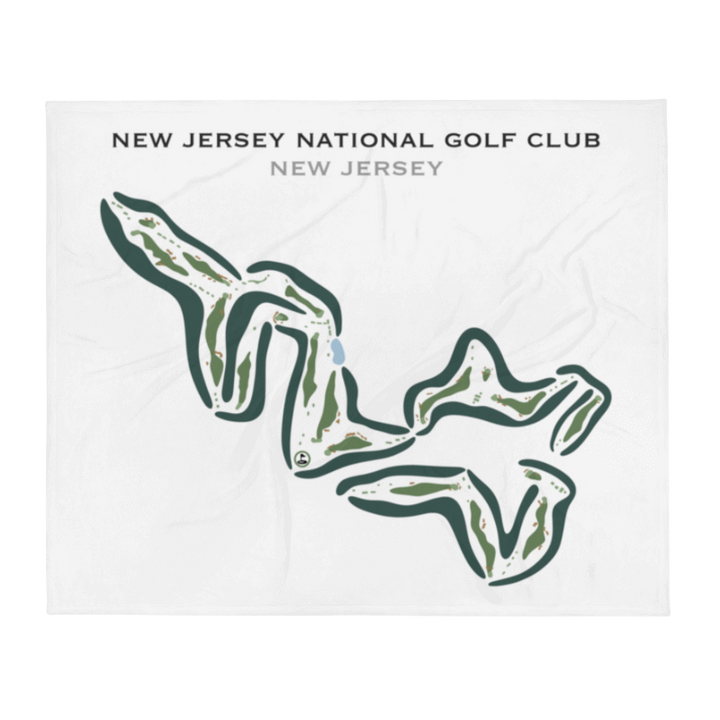 New Jersey National Golf Club, New Jersey - Printed Golf Courses