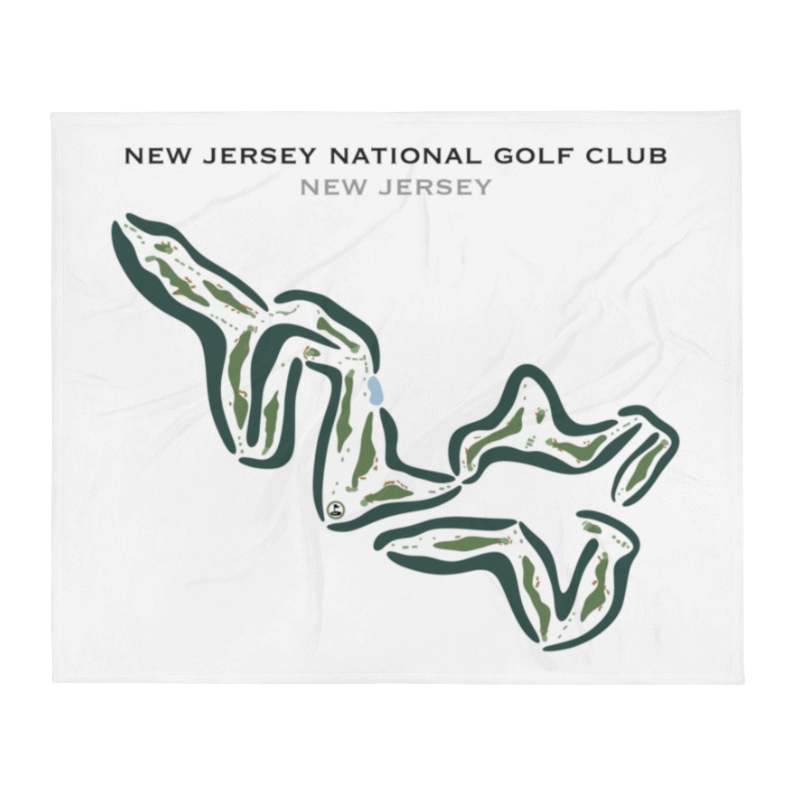 New Jersey National Golf Club, New Jersey - Printed Golf Courses