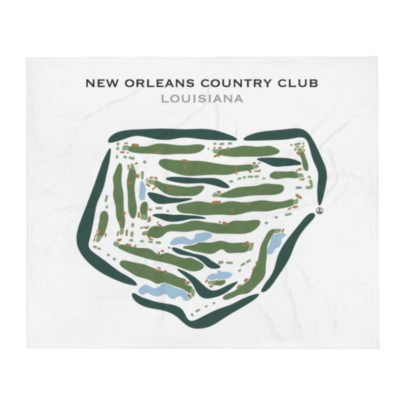 New Orleans Country Club, Louisiana - Printed Golf Courses