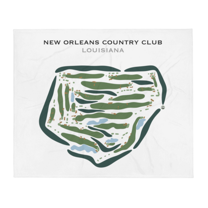 New Orleans Country Club, Louisiana - Printed Golf Courses