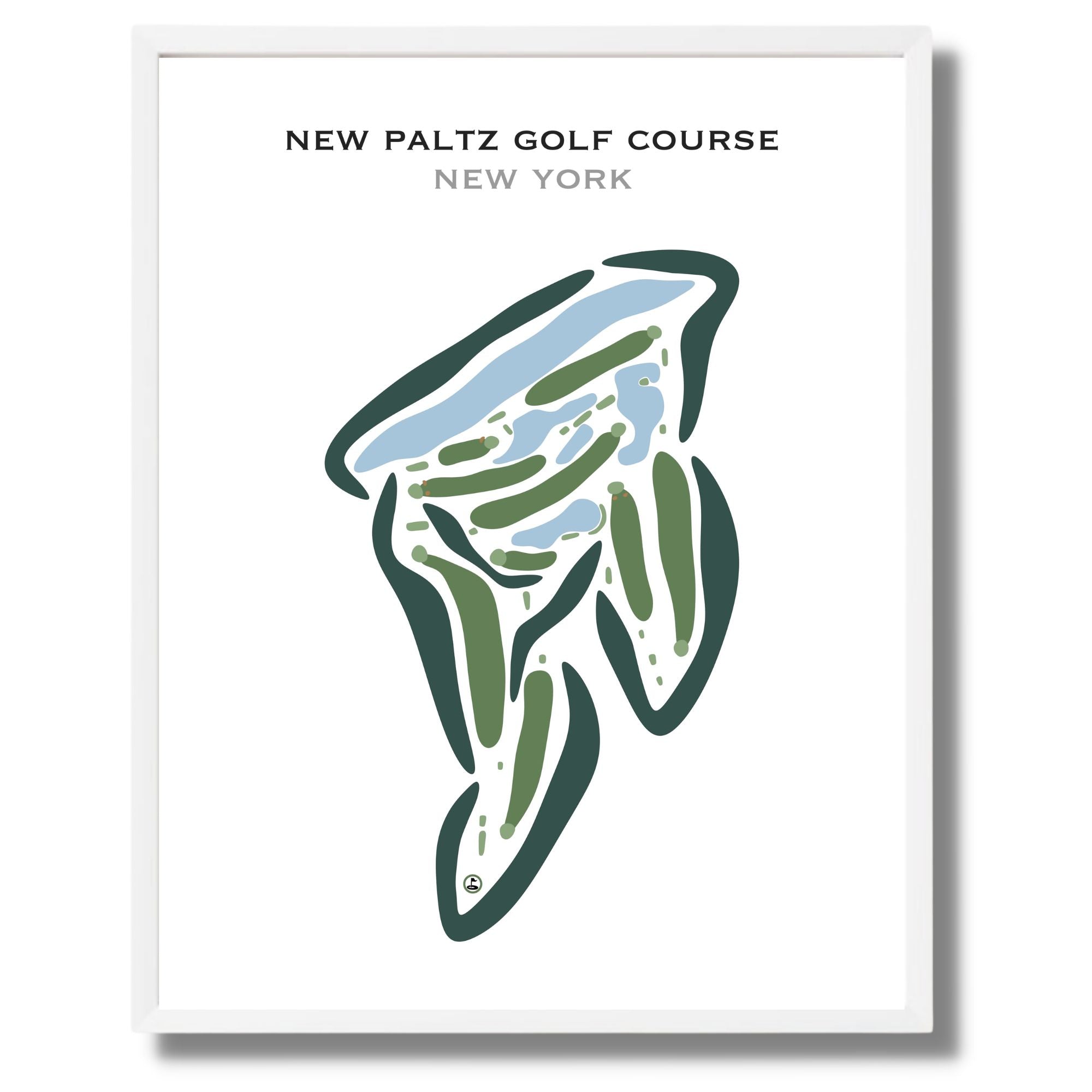 Buy the best printed golf course New Paltz Golf Course, New York Golf