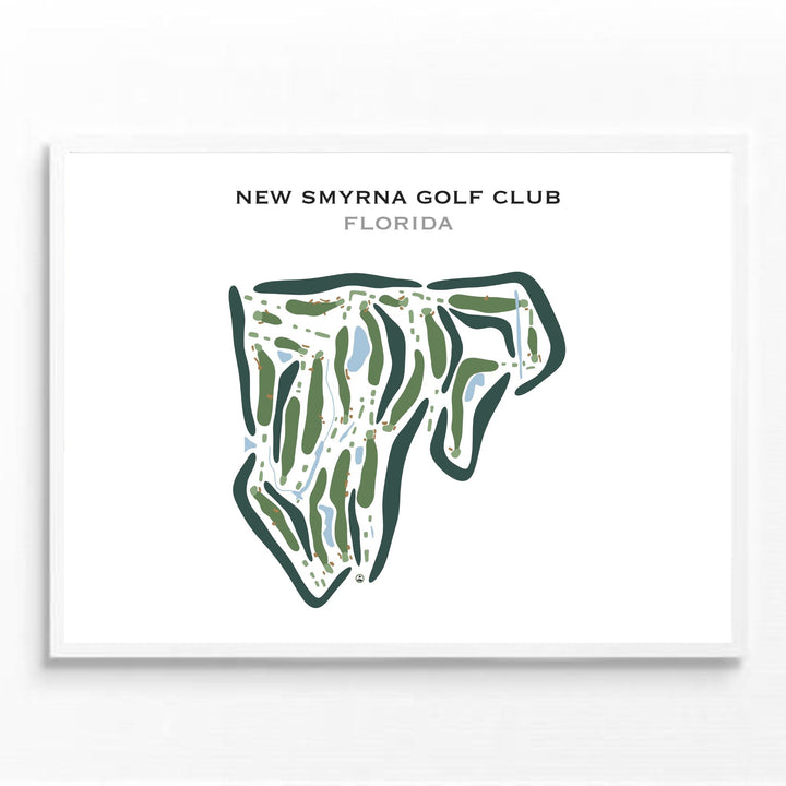 New Smyrna Golf Club, Florida - Printed Golf Courses