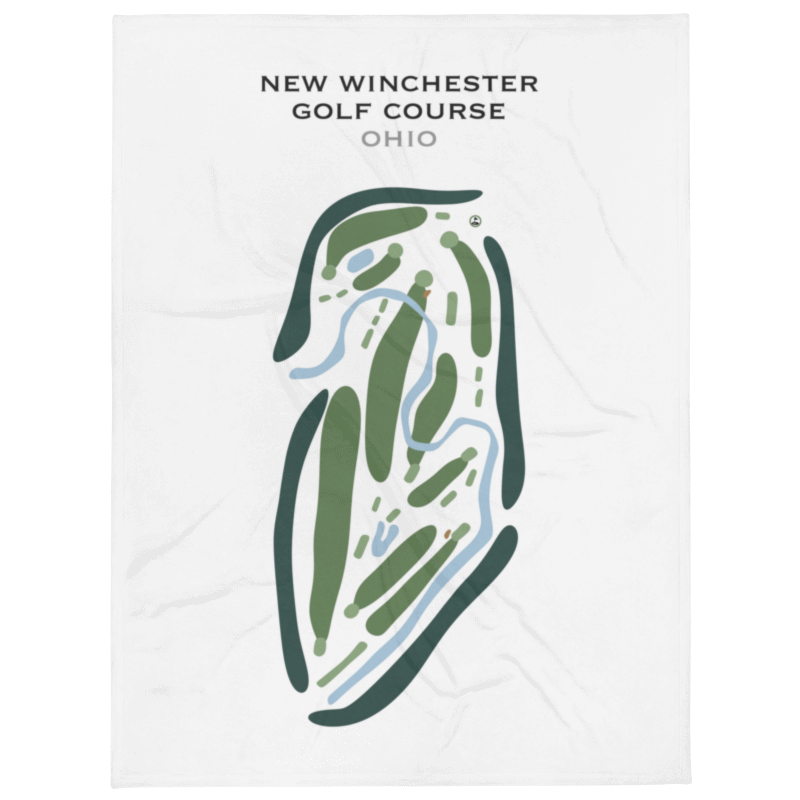 New Winchester Golf Course, Ohio - Printed Golf Course