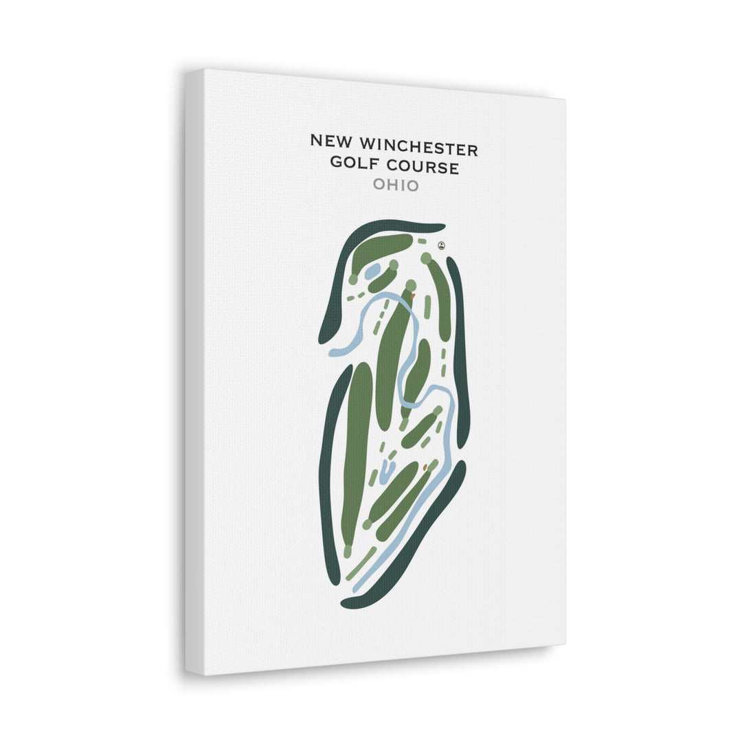 New Winchester Golf Course, Ohio - Printed Golf Course