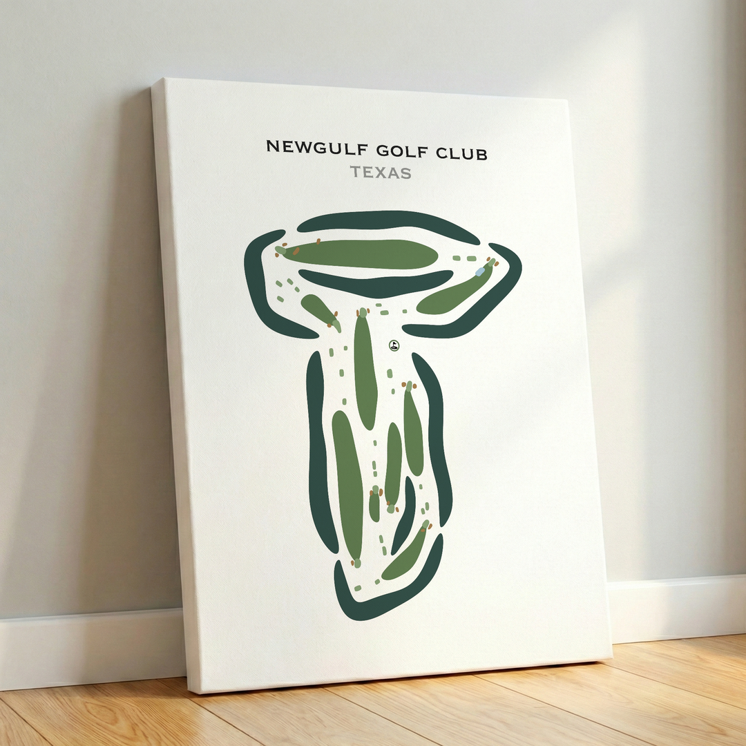 Newgulf Golf Club, Texas - Printed Golf Courses