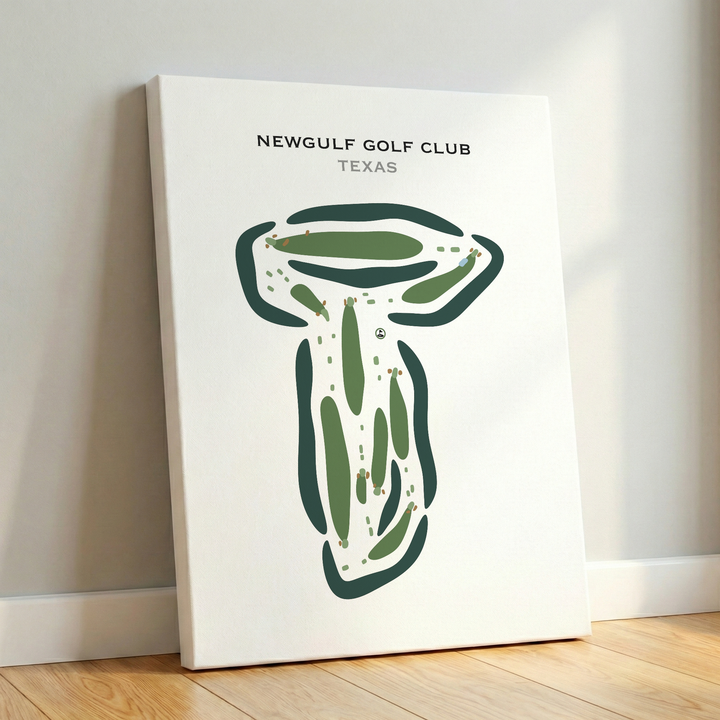 Newgulf Golf Club, Texas - Printed Golf Courses