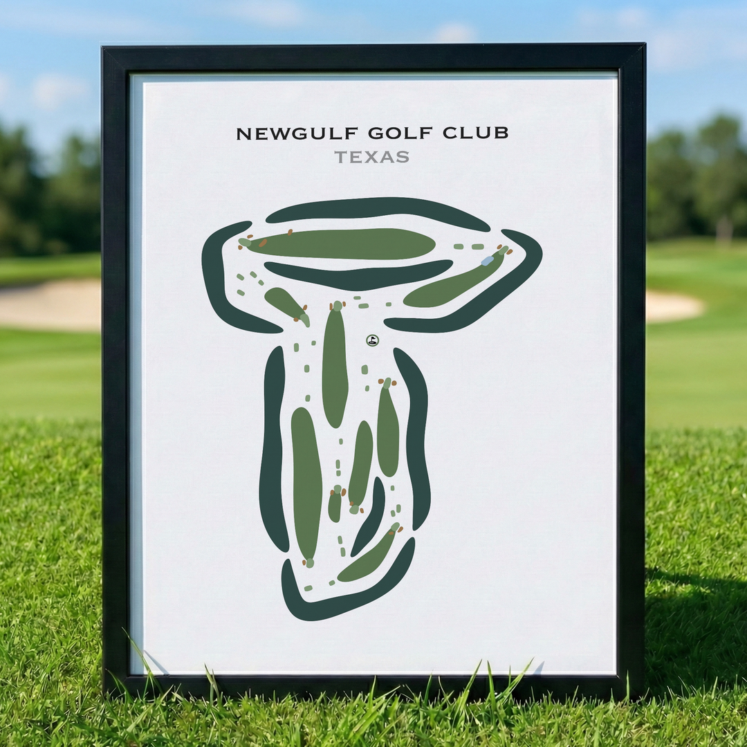 Newgulf Golf Club, Texas - Printed Golf Courses