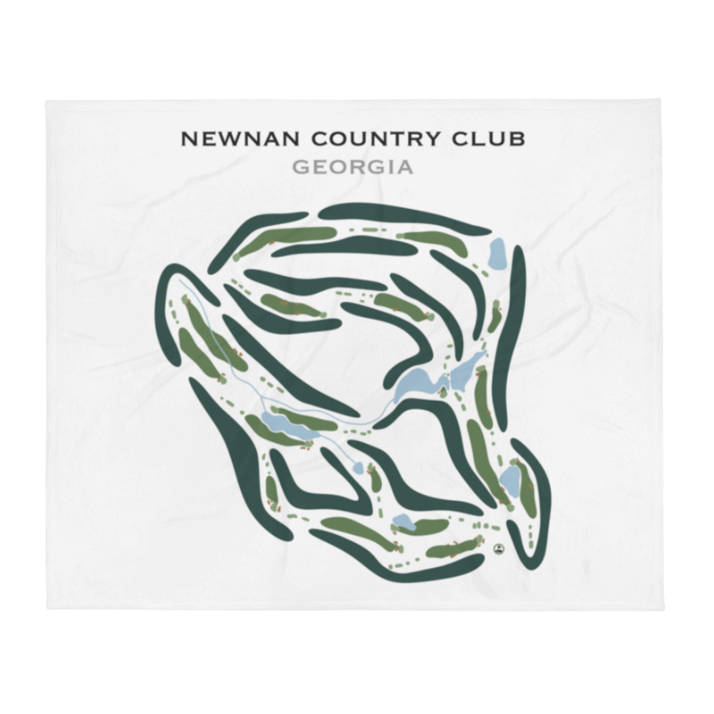 Newnan Country Club, Georgia - Printed Golf Course