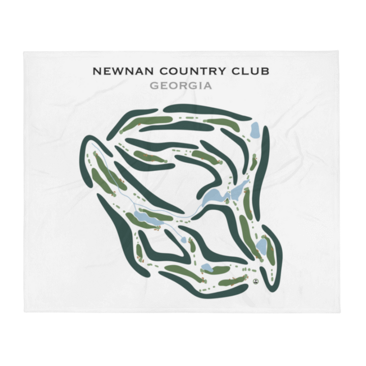 Newnan Country Club, Georgia - Printed Golf Course