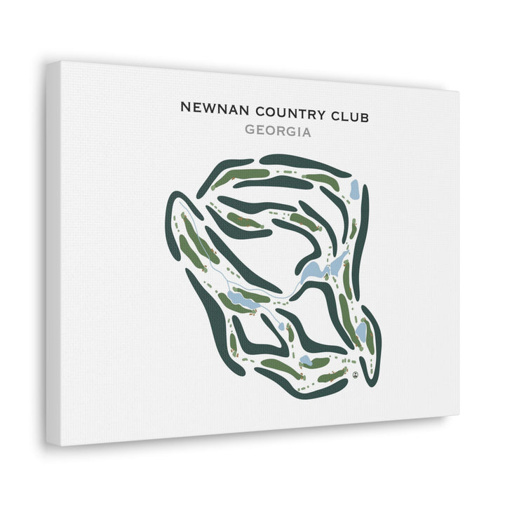 Newnan Country Club, Georgia - Printed Golf Course