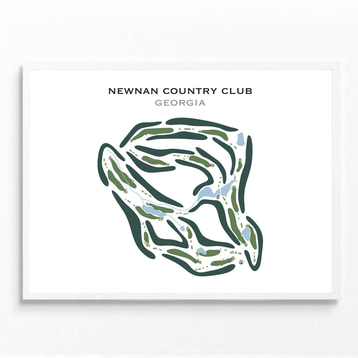 Newnan Country Club, Georgia - Printed Golf Course