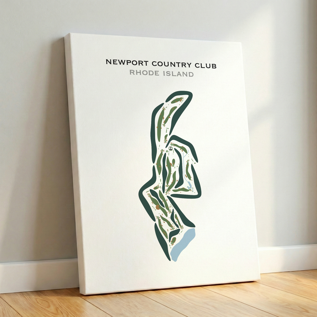 Newport Country Club, Rhode Island - Printed Golf Courses