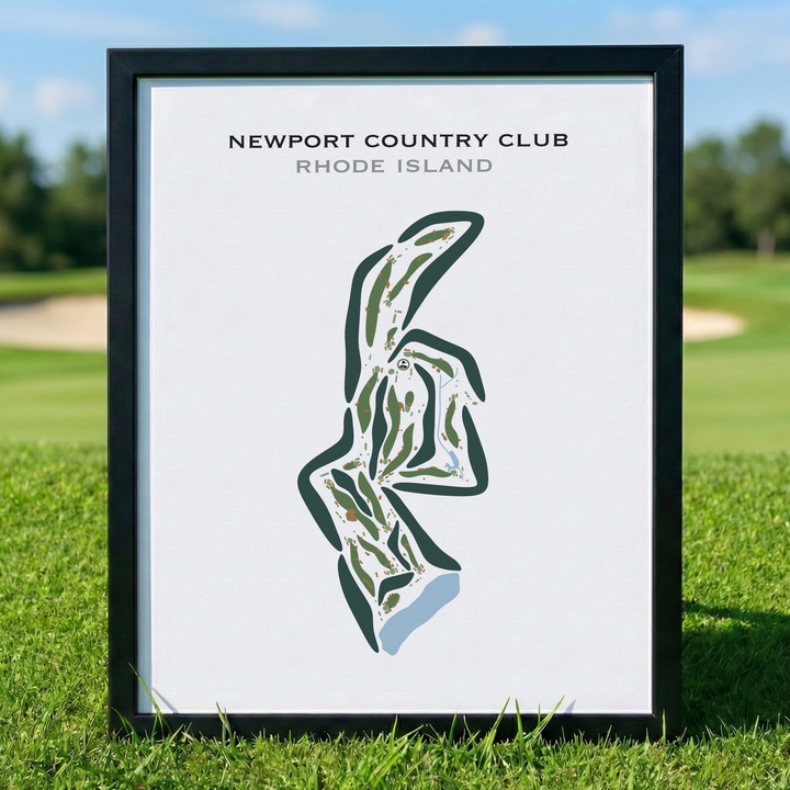 Newport Country Club, Rhode Island - Printed Golf Courses