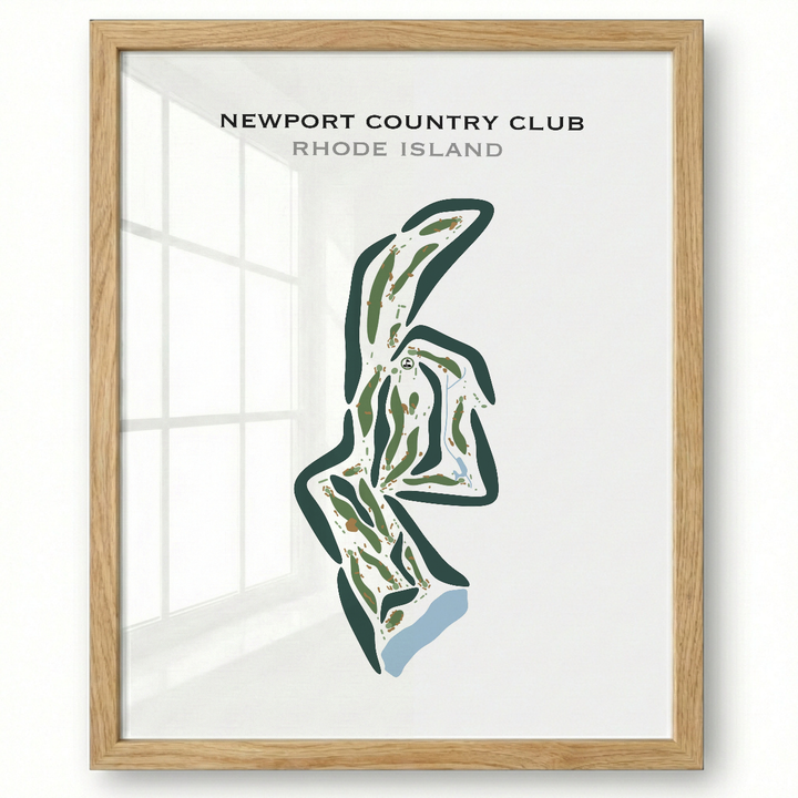 Newport Country Club, Rhode Island - Printed Golf Courses