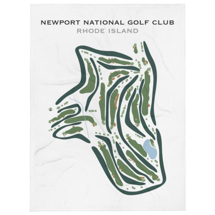 Newport National Golf Club, Rhode Island - Printed Golf Courses - Golf Course Prints