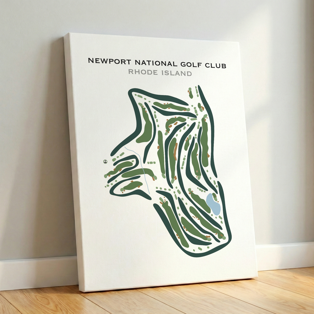 Newport National Golf Club, Rhode Island - Printed Golf Courses