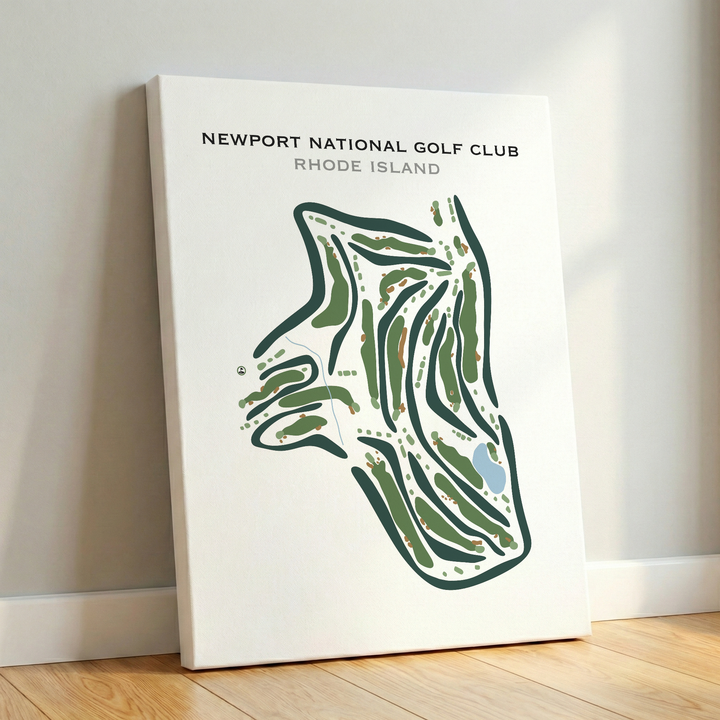 Newport National Golf Club, Rhode Island - Printed Golf Courses