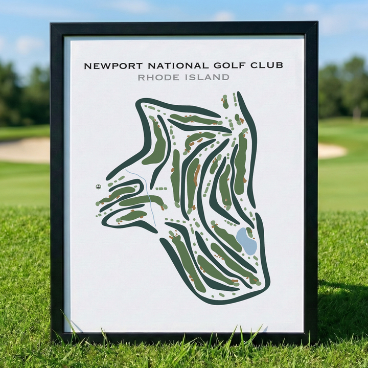 Newport National Golf Club, Rhode Island - Printed Golf Courses