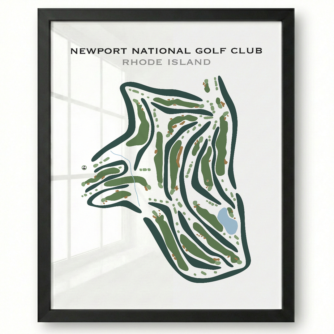 Newport National Golf Club, Rhode Island - Printed Golf Courses