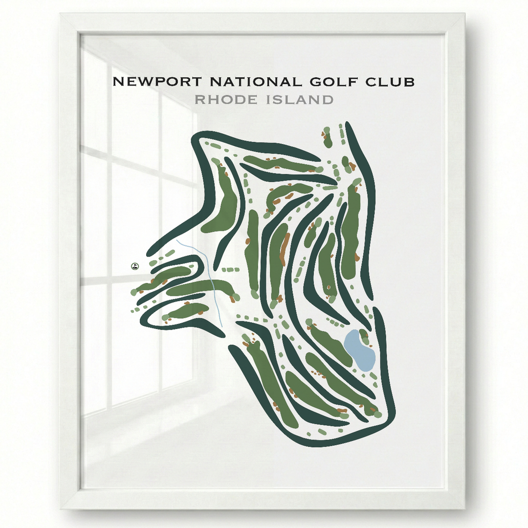 Newport National Golf Club, Rhode Island - Printed Golf Courses